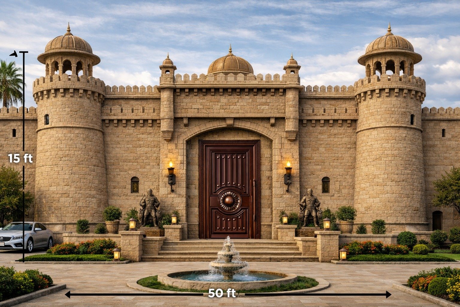 Right Door palace style heritage entrance door